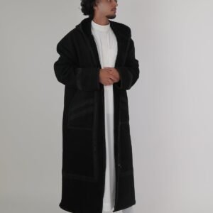 Men’s Black Farwa Coat